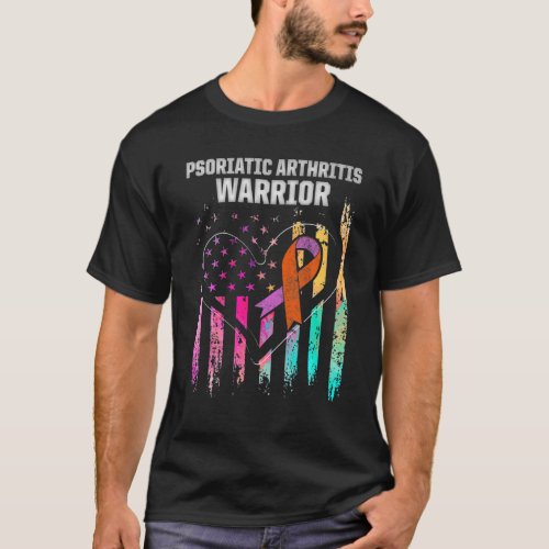 PSA Psoriatic Arthritis Investigate Warrior Awaren T_Shirt