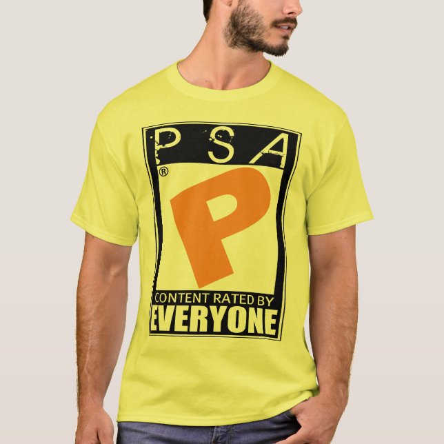PSA RATED T-Shirt (Front)