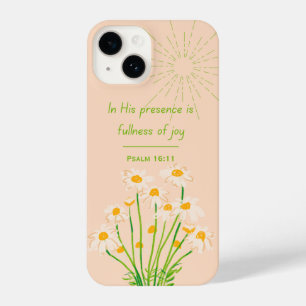 Psalm16:11 Bible Verse Floral Christian Phone Case