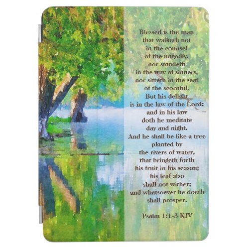 Psalm11_3 Blessed is the man Christian  iPad Air Cover