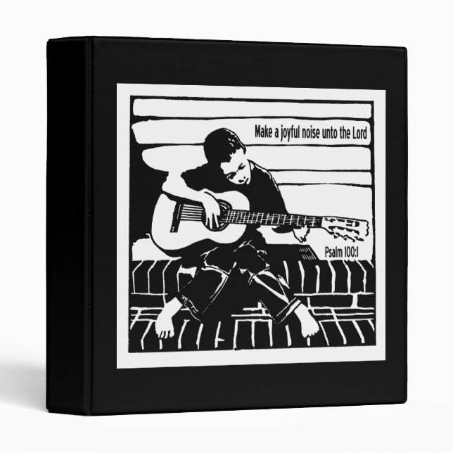 Psalm 100:1 3 ring binder (Front/Spine)