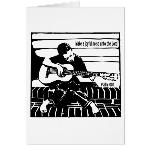 Psalm 100:1 cards (Front)