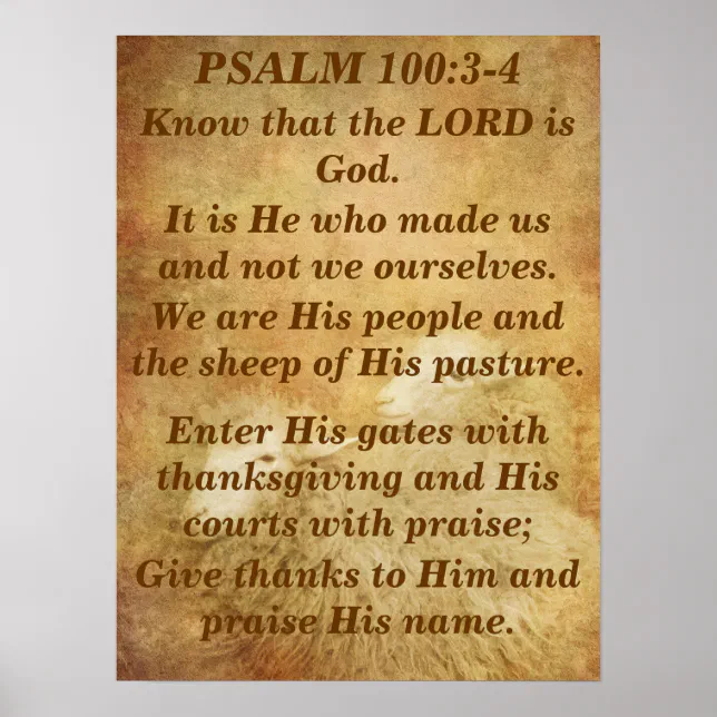 Psalm 100 Message Version Psalm 100 Message Version