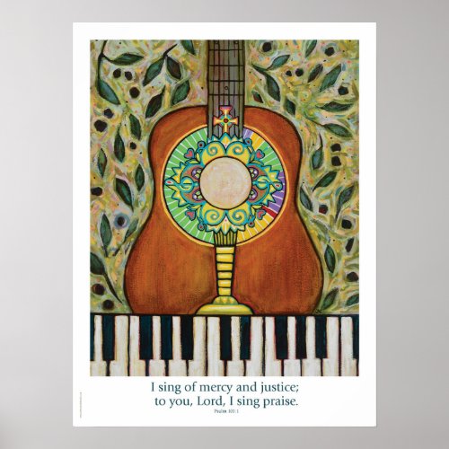 Psalm 101 Eucharist and Music poster