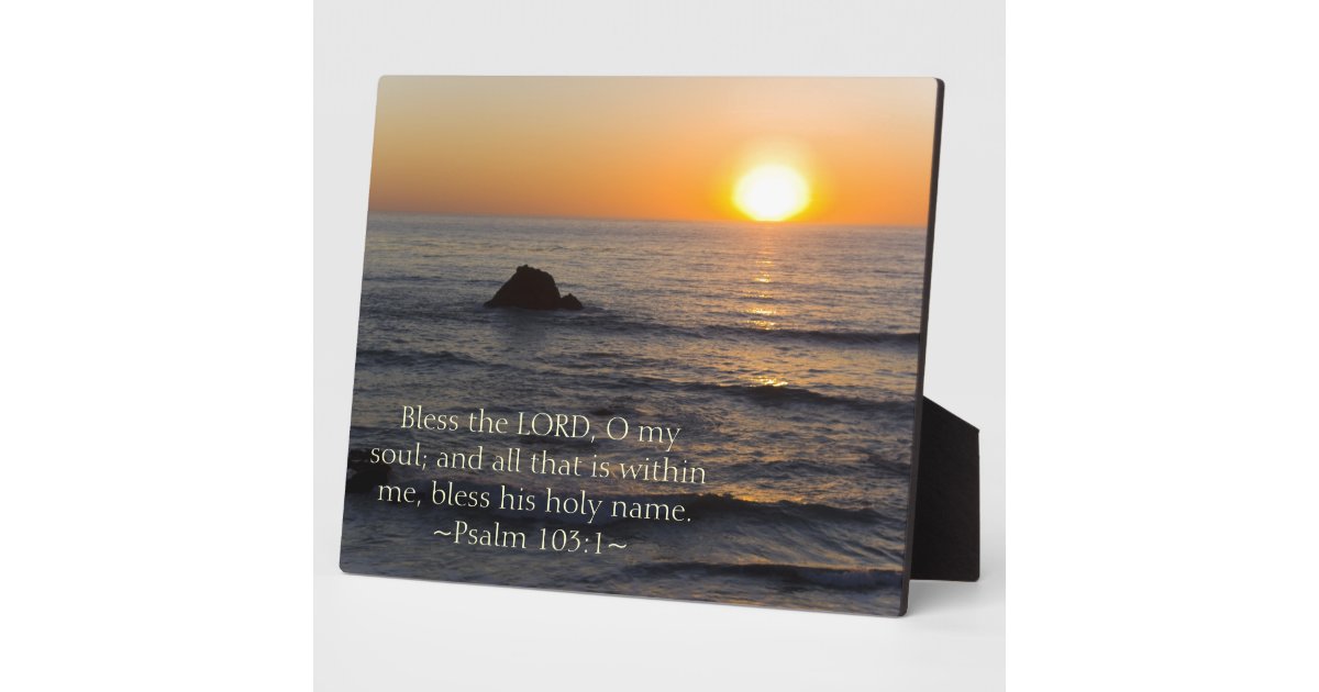  Psalm 103 1-8 Bless The Lord Bible Verse Posters for