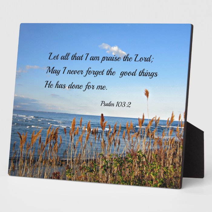 Psalm 1032 Let all that I am praise the LordDisplay Plaque