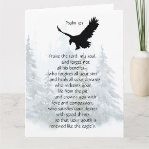 Psalm 103 And Heals All Your Diseases  Card