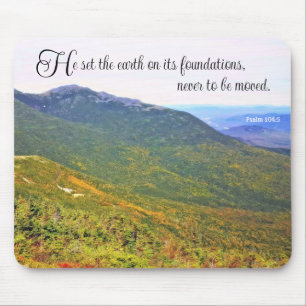 Psalm 104:5 Mousepad