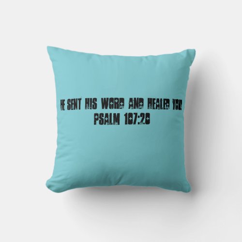 Psalm 10720 throw pillow