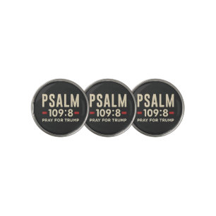 Psalm 109:8 Pray for Trump Religion inauguration  Golf Ball Marker