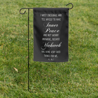 Psalm 116:7 Scripture Bible Verse Prayer Garden Flag