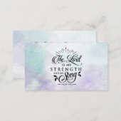 Psalm 118:14 The Lord is my Strength and my Song Business Card (Front/Back)