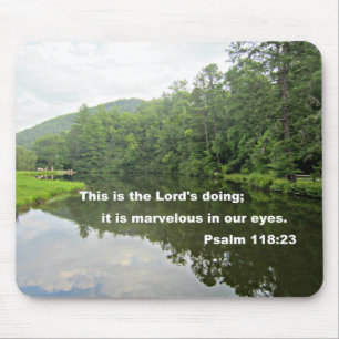 Psalm 118:23 mouse pad