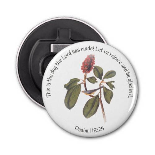 Psalm 11824 Canada Warbler Bottle Opener