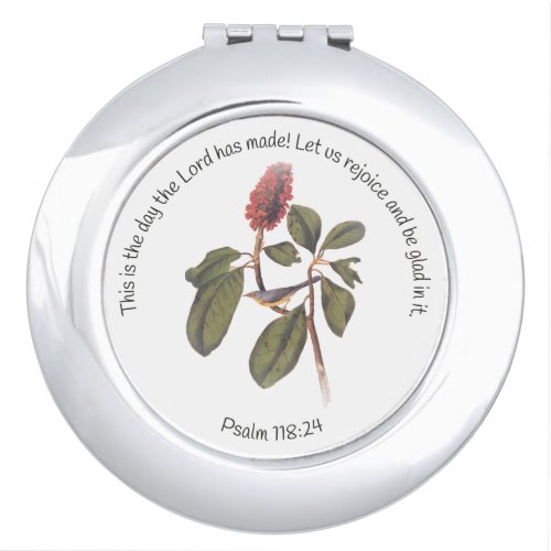 Psalm 11824 Canada Warbler Compact Mirror