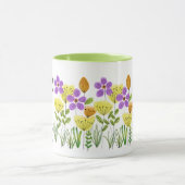 Psalm 118:24 This is the Day, Inspirational Floral Mug (Center)