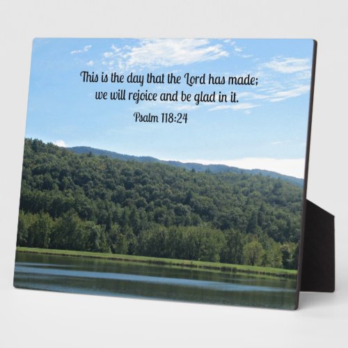 Psalm 11824 This is the day Plaque