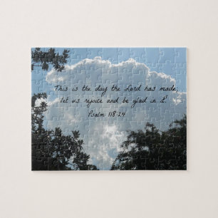 Psalm 118:24 This is the day the Lord... Jigsaw Puzzle