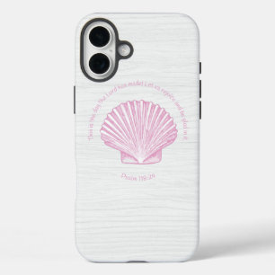 Psalm 118:24 This is the Day with Seashell iPhone 16 Plus Case