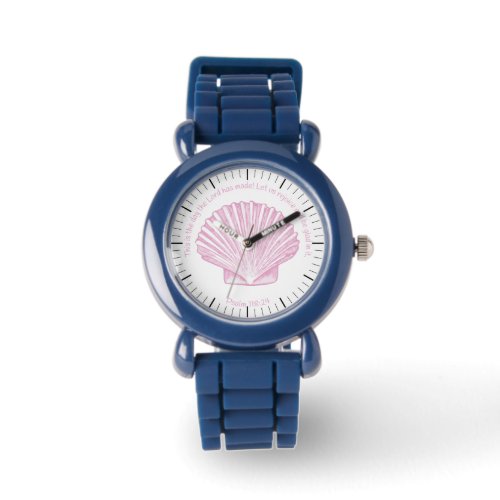 Psalm 118:24 This is the Day with Seashell Watch
