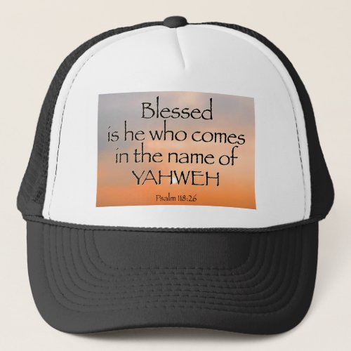 Psalm 11826 Hat