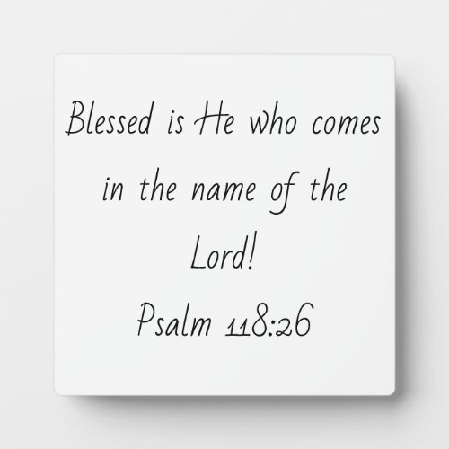 Psalm 11826 Tabletop easel Plaque