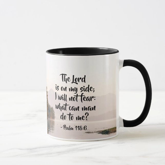 The Lord is on my side - I will not fear - Psalm 118: 6: Notebook