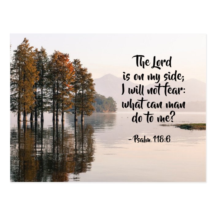 the lord is on my side i will not fear