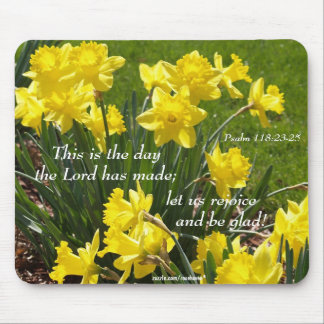 Psalm 118 Daffodil Mousepad