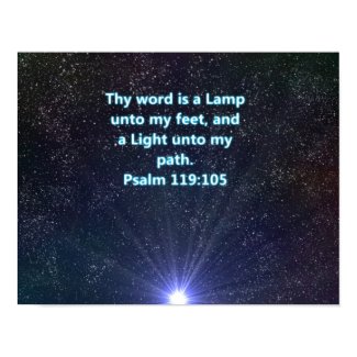 Psalm 119105 bible verse poster