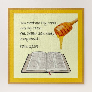 Psalm 119:103 jigsaw puzzle