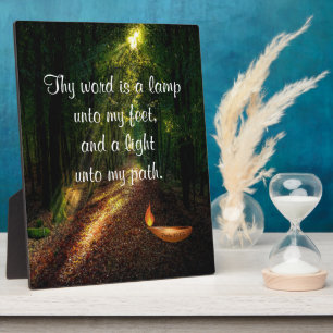 Psalm 119:105 plaque