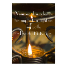 Psalm 119:105 Poster
