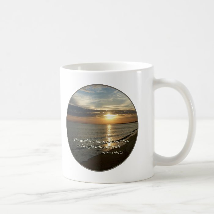 Psalm 119105 Thy word is a lamp Coffee Mugs