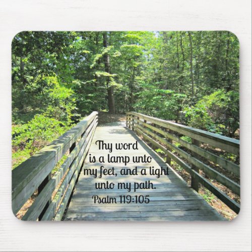 Psalm 119105 Thy word is a lamp Mouse Pad