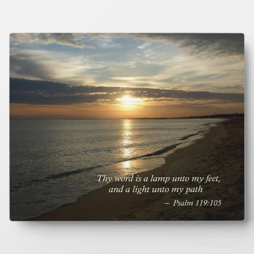 Psalm 119105 Thy word is a lamp Plaque