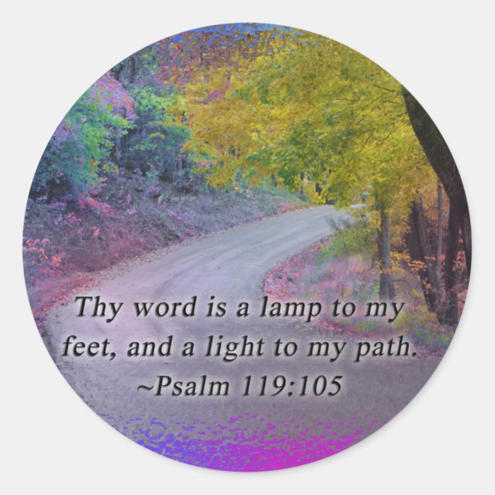 PSALM 119105 THY WORD   LIGHT TO MY PATH   STICKERS