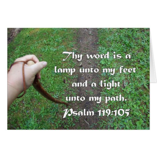 Psalm 119105 Walking Stick Path