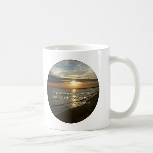 Psalm 119105 Your Word Is a Lamp Coffee Mug