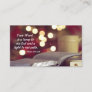 Psalm 119:105 Your Word is a Lamp to my Feet Business Card