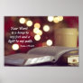Psalm 119:105 Your Word is a Lamp to my Feet Poster