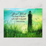 Psalm 119:105 Your Word is a lamp unto my feet Postcard