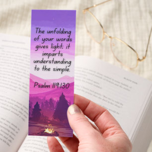 Psalm 119:130 – Light & Understanding Bookmarks