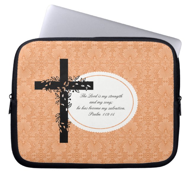 Psalm 119:14 Laptop or Netbook Carrier Sleeve (Front)