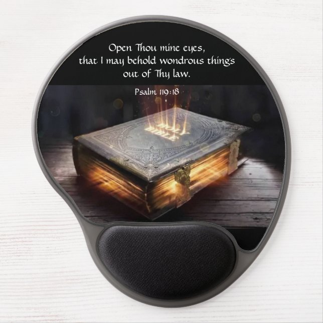 Psalm 119:18    gel mouse pad (Front)