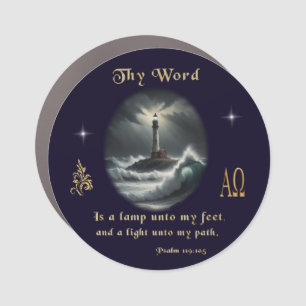 Psalm 119 car magnet