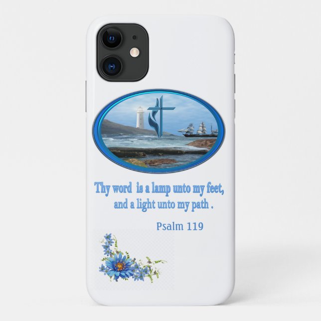 Psalm 119 Christian Clothing Case-Mate iPhone Case (Back)
