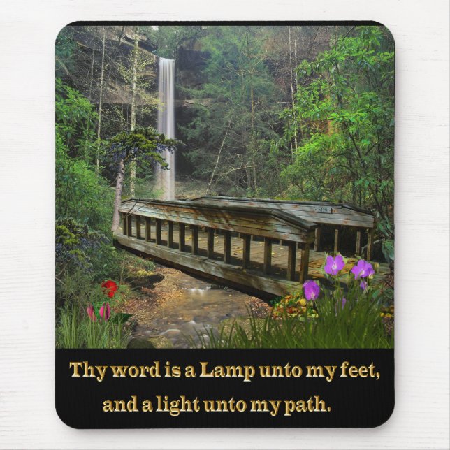 Psalm 119  Christian mouse pad (Front)