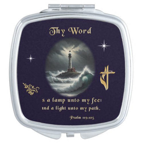 Psalm 119 compact mirror