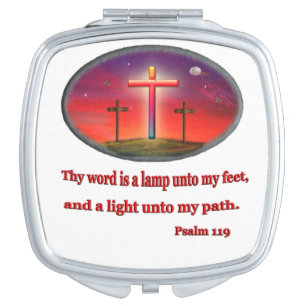 Psalm 119 compact mirror